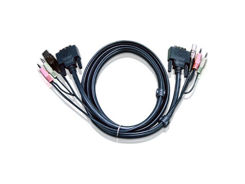 2L-7D02U  ATEN CABLE DVI/ USBA/ SP.MC-DVI/ USB B; 1.8M*2L-7D02U