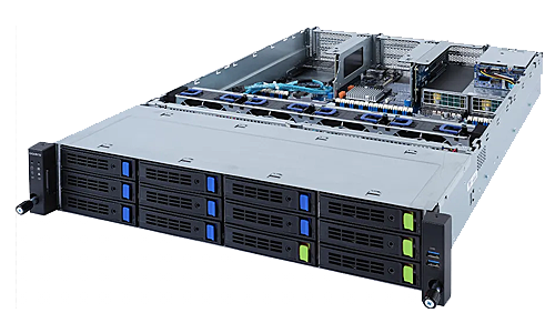 Сервер Gigabyte WG-C2.R2H.H312&  2x Intel Xeon Scalable 3rd 2U 12x HDD 3''5